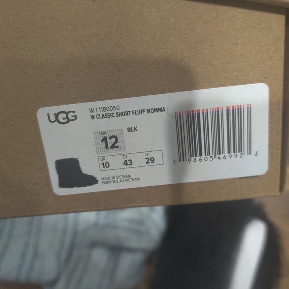 UGG Fluff Momma shearling boots size 12 New - Picture 2 of 4